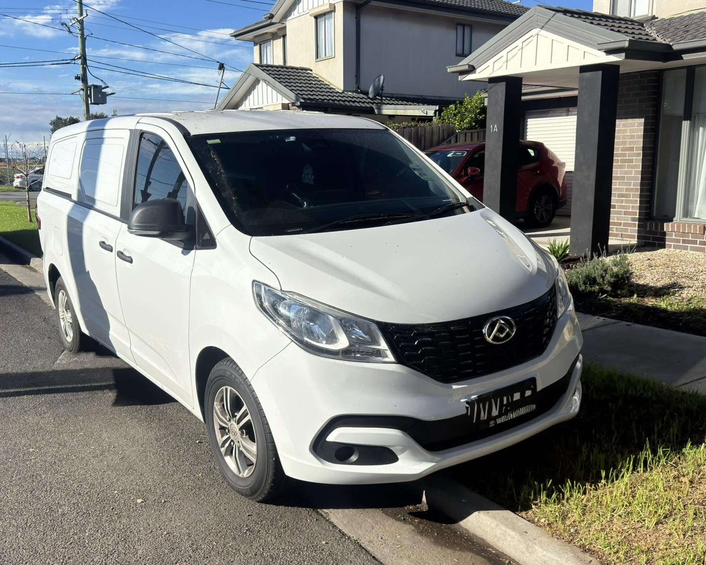 White commercial van after a SpeedSafe mobile dash cam installation in Melbourne